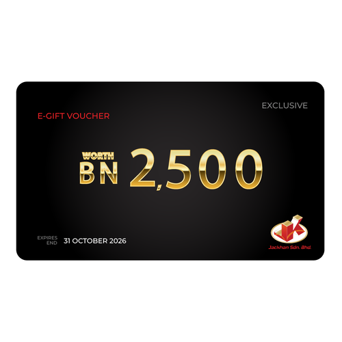 BND2,500 Jackhan Gift E- Vouchers